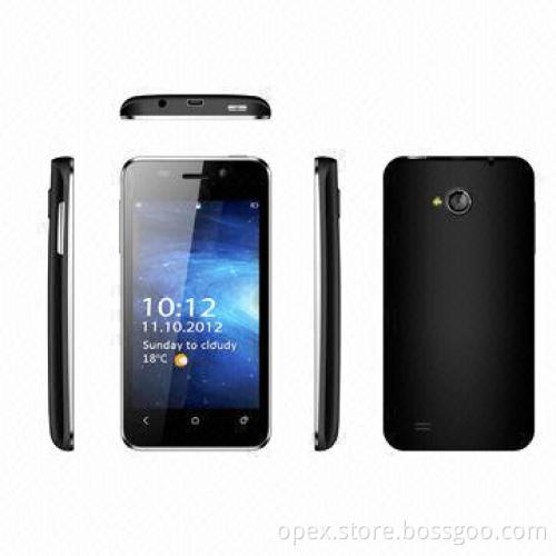 4-inch dual core 3G smartphone with MTK6577, support Android 4.1, Wi-Fi, Bluetooth, FM, and GPS